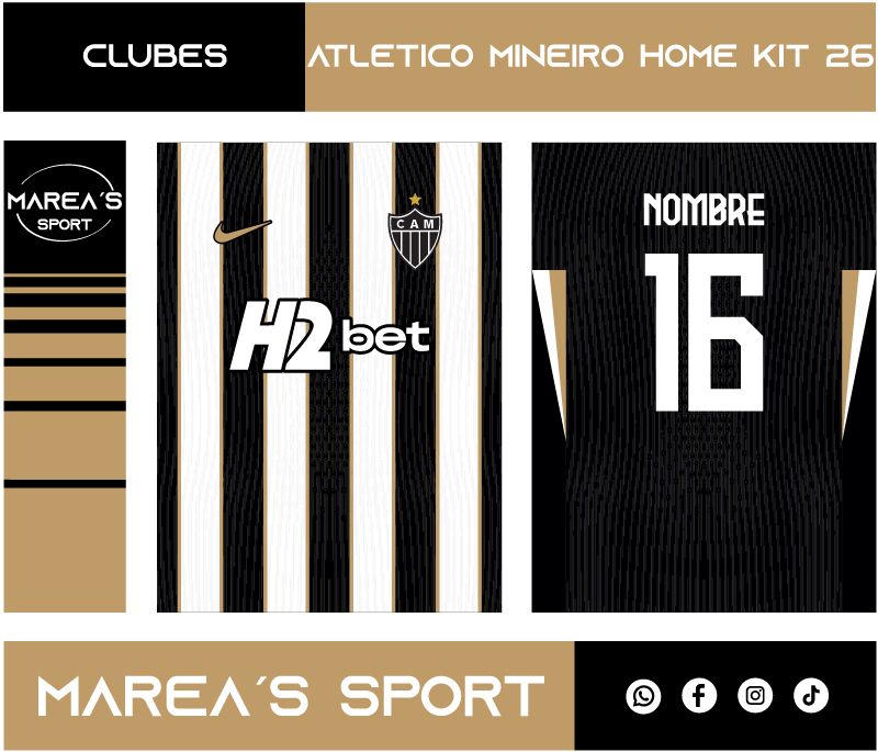 Atletico Mineiro Home Kit 26
