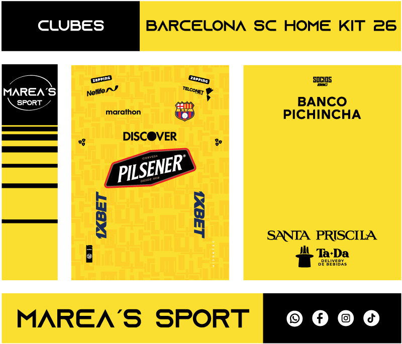 Barcelona SC Home Kit 26
