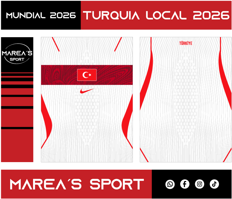 Turquia Home Kit World Cup 26