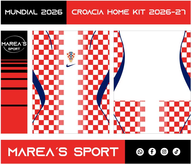 Croacia Home Kit 2026-27