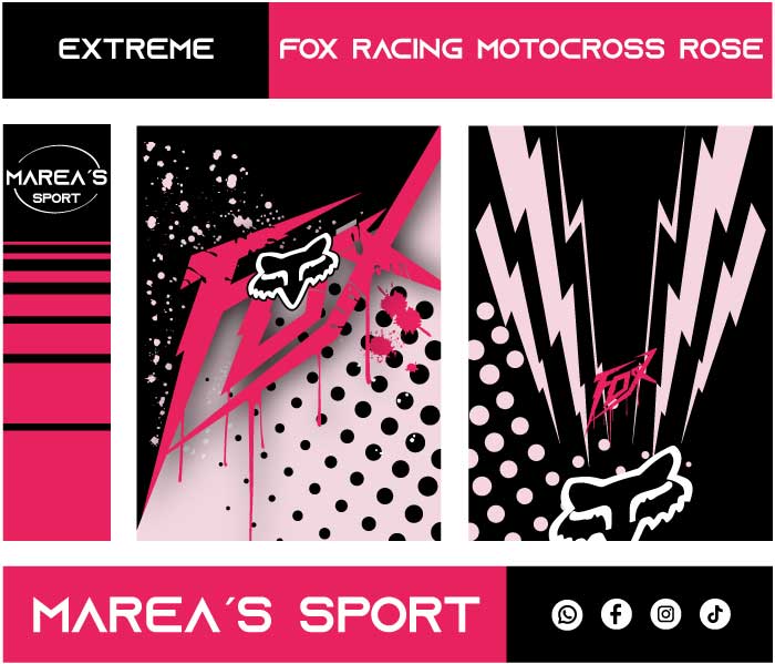 Fox Racing Motocross Rose
