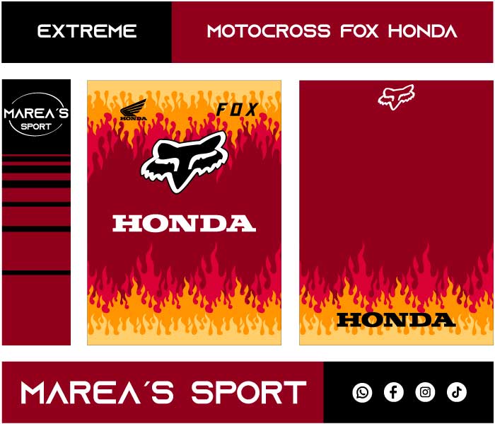 Motocross Fox Honda