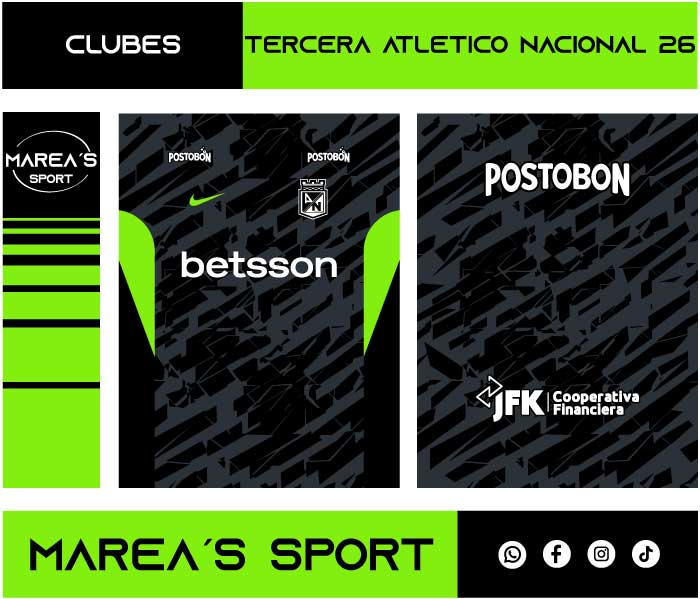 Tercera Atletico Nacional 2026