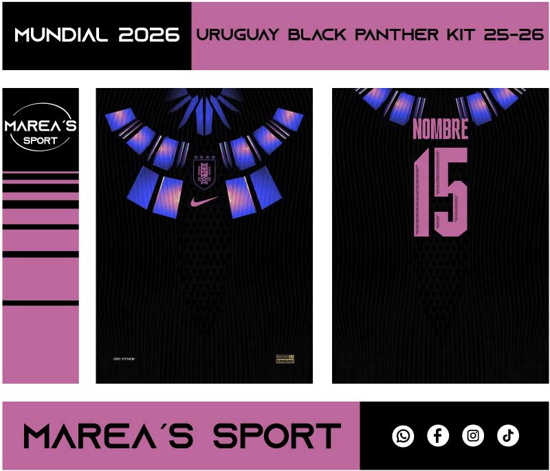 Uruguay Black Panther Kit 25-26