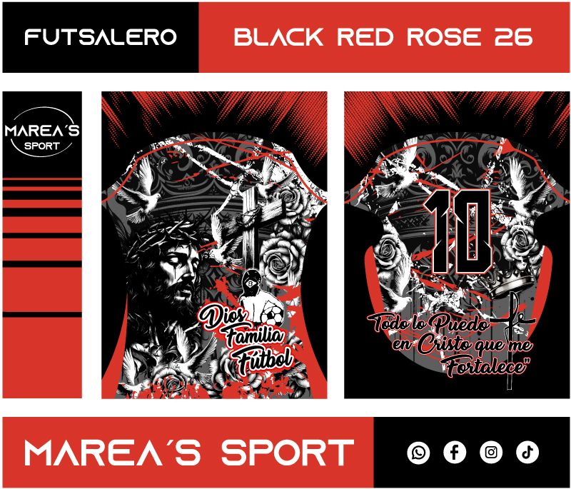 Black Red Rose 26