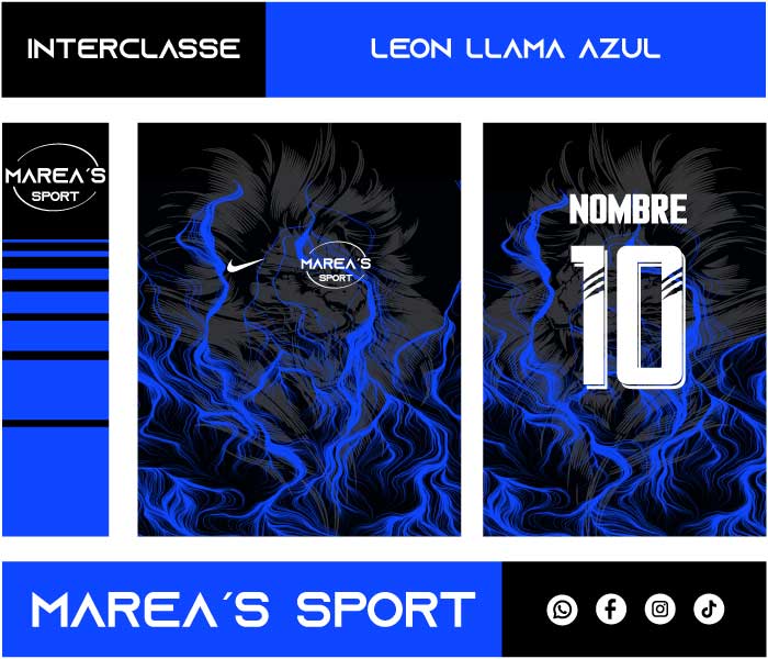 Leon Llama Azul